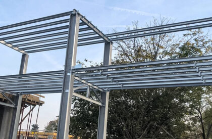 Carpenteria metallica strutturale in ferro zincato - © Metalsystem Milano
