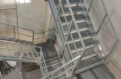 Scala di sicurezza per ASM Vercelli - Metalsystem Milano