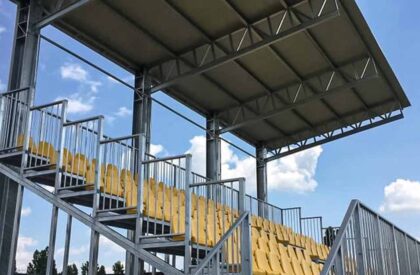 Tribune impianto sportivo, Fornovo - Metalsystem