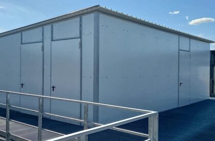 Cabina in carpenteria certificata per Sentinel Spa - Metalsystem Milano